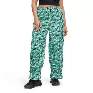 Diane Von Furstenberg Pants Womens Jazz Dot Green Cargo DVF/Target Size XS